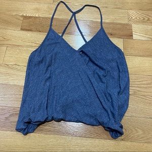 Blue Abercrombie tank